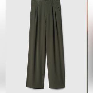 GAP 365 Wide Leg Pleated Trouser